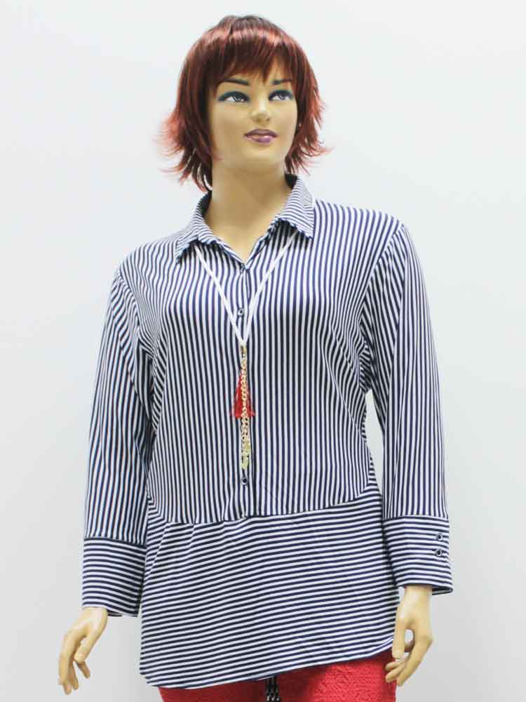 Сорочка (рубашка) женская из вискозы большого размера. Магазин «Пышная Дама», Луганск.