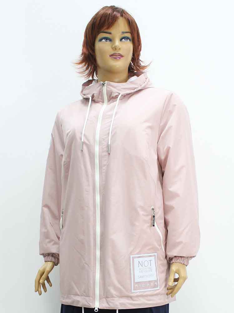 Куртка легкая (ветровка) женская с аппликацией большого размера. Магазин «Пышная Дама», Луганск.