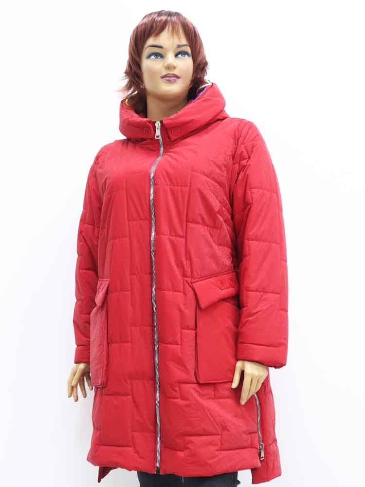 Куртка зимняя женская с капюшоном большого размера. Магазин «Пышная Дама», Луганск.