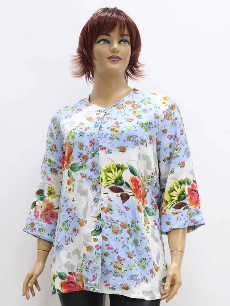 Пиджак женский льняной большого размера, 2022. Магазин «Пышная Дама», Луганск.
